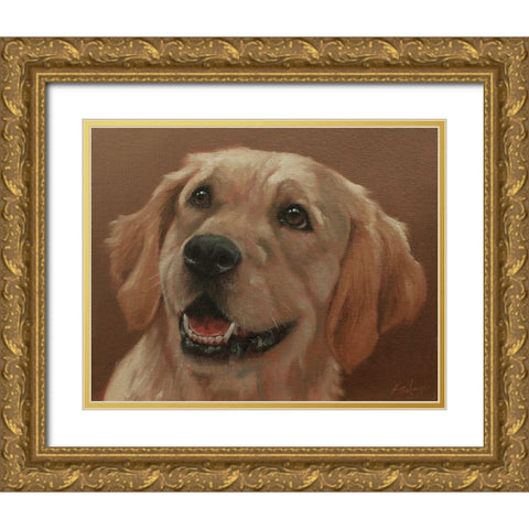 473a Gold Ornate Wood Framed Art Print with Double Matting by Silver, John