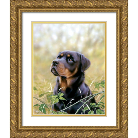 Spirit Of Loyalty Gold Ornate Wood Framed Art Print with Double Matting by Silver, John