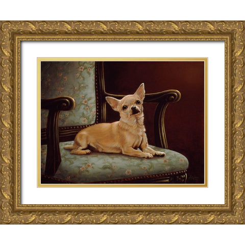 Jsm26-B Gold Ornate Wood Framed Art Print with Double Matting by Silver, John