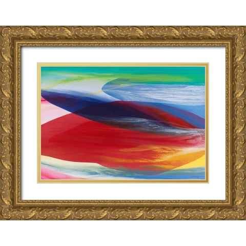 Rhythm Gold Ornate Wood Framed Art Print with Double Matting by Zaccheo, John