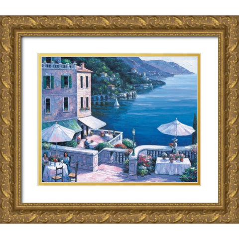 Timeless Splendor Gold Ornate Wood Framed Art Print with Double Matting by Zaccheo, John