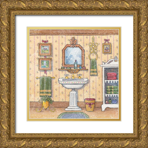 Za2054 Gold Ornate Wood Framed Art Print with Double Matting by Zaccheo, John