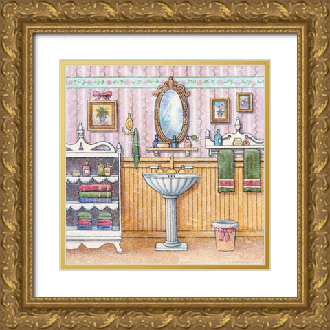 Za2055 Gold Ornate Wood Framed Art Print with Double Matting by Zaccheo, John