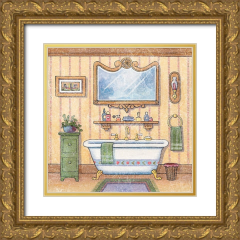 Za2056 Gold Ornate Wood Framed Art Print with Double Matting by Zaccheo, John