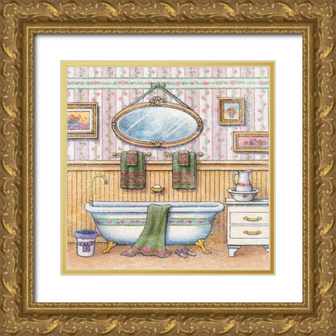 Za2057 Gold Ornate Wood Framed Art Print with Double Matting by Zaccheo, John