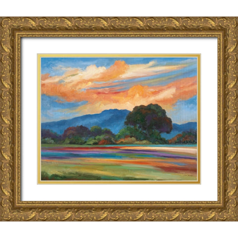 Morning Light Gold Ornate Wood Framed Art Print with Double Matting by Zaccheo, John