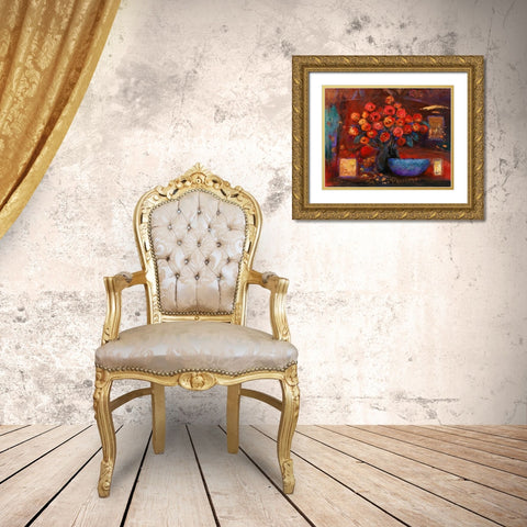 The Passion Gold Ornate Wood Framed Art Print with Double Matting by Zaccheo, John