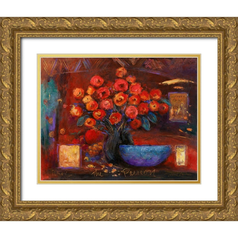 The Passion Gold Ornate Wood Framed Art Print with Double Matting by Zaccheo, John
