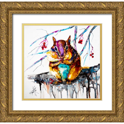 Theres Always Room for One More Gold Ornate Wood Framed Art Print with Double Matting by Art by Leslie Franklin