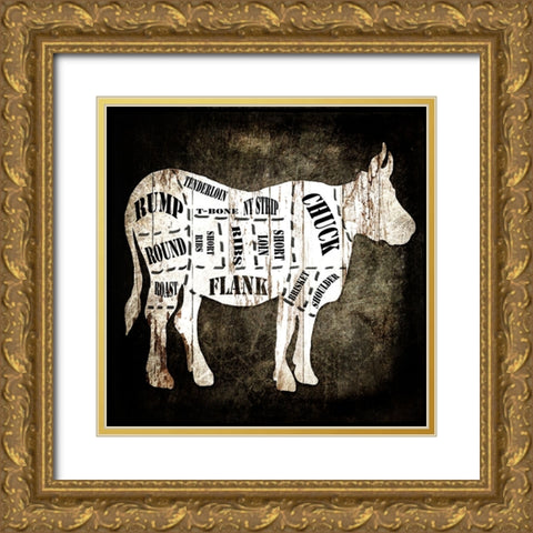 Butcher Shop II Gold Ornate Wood Framed Art Print with Double Matting by LightBoxJournal