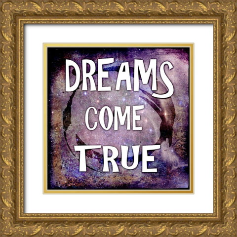 Cosmic - Dreams Come True Gold Ornate Wood Framed Art Print with Double Matting by LightBoxJournal