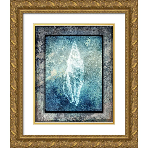 Hello Beach Shell III Gold Ornate Wood Framed Art Print with Double Matting by LightBoxJournal