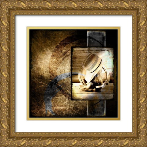 Old Westboots Gold Ornate Wood Framed Art Print with Double Matting by LightBoxJournal