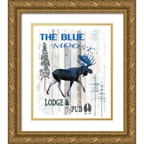 The Blue Moose Gold Ornate Wood Framed Art Print with Double Matting by LightBoxJournal