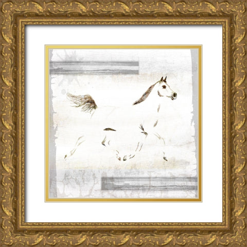 Bruno Gold Ornate Wood Framed Art Print with Double Matting by LightBoxJournal