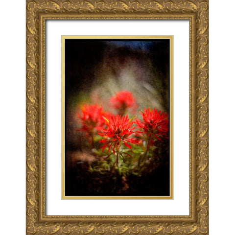 Desert Flower 1 Gold Ornate Wood Framed Art Print with Double Matting by LightBoxJournal