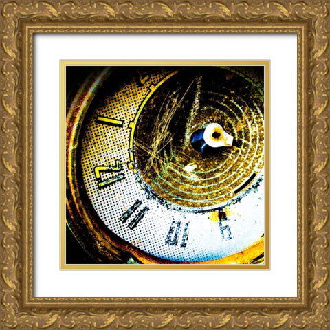 Garage 2 Gold Ornate Wood Framed Art Print with Double Matting by LightBoxJournal