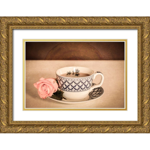 High Tea 1 Gold Ornate Wood Framed Art Print with Double Matting by LightBoxJournal