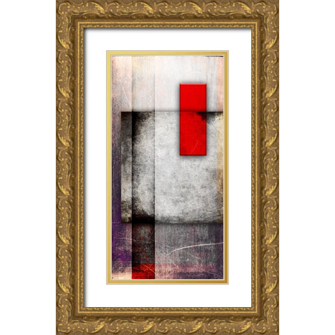 A 1 Gold Ornate Wood Framed Art Print with Double Matting by LightBoxJournal