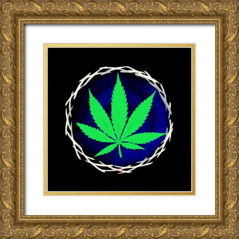 Pot 5 Gold Ornate Wood Framed Art Print with Double Matting by LightBoxJournal