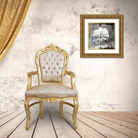 July Tree 10 Gold Ornate Wood Framed Art Print with Double Matting by LightBoxJournal