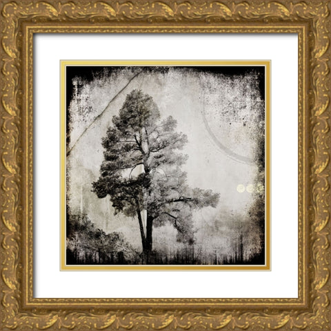 July Tree 12 Gold Ornate Wood Framed Art Print with Double Matting by LightBoxJournal