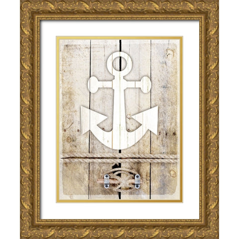 Country Sea 2 Gold Ornate Wood Framed Art Print with Double Matting by LightBoxJournal