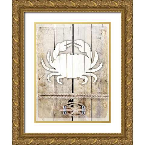 Country Sea 3 Gold Ornate Wood Framed Art Print with Double Matting by LightBoxJournal