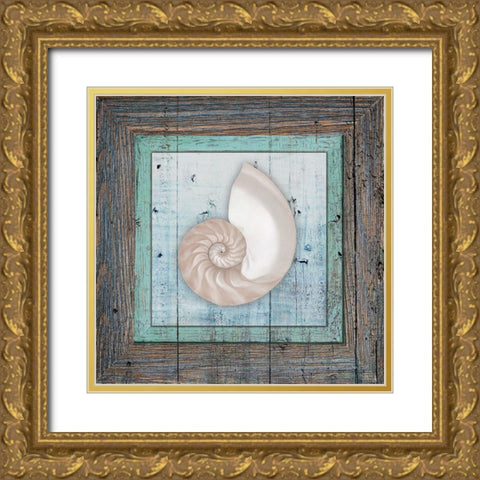 Framed Gypsy Sea V1 3 Gold Ornate Wood Framed Art Print with Double Matting by LightBoxJournal