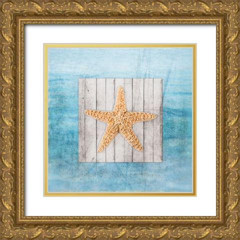 Framed Gypsy Sea V2 2 Gold Ornate Wood Framed Art Print with Double Matting by LightBoxJournal