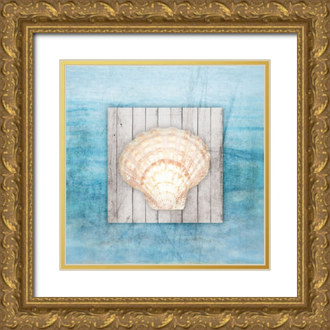 Framed Gypsy Sea V2 4 Gold Ornate Wood Framed Art Print with Double Matting by LightBoxJournal
