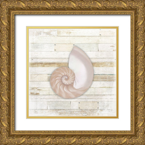 Gypsy Sea Coastal 3 Gold Ornate Wood Framed Art Print with Double Matting by LightBoxJournal
