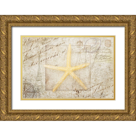 Gypsy Sea Returning Home V1 Gold Ornate Wood Framed Art Print with Double Matting by LightBoxJournal