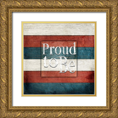 American Freedom Collection 9 Gold Ornate Wood Framed Art Print with Double Matting by LightBoxJournal