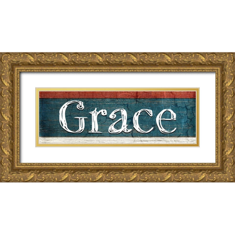 American Freedom Collection V14 Gold Ornate Wood Framed Art Print with Double Matting by LightBoxJournal