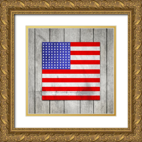 American Workshop Series 3 V1 Gold Ornate Wood Framed Art Print with Double Matting by LightBoxJournal