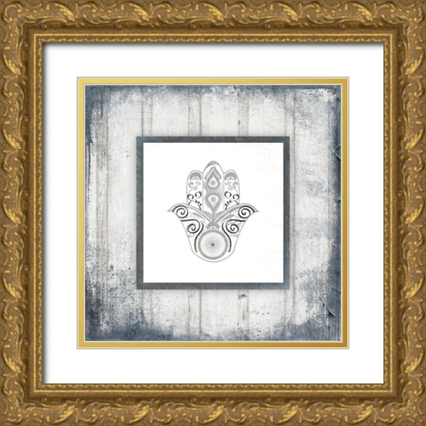 GypsyYoga V2 2 Gold Ornate Wood Framed Art Print with Double Matting by LightBoxJournal