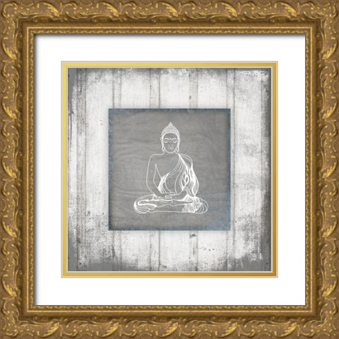 GypsyYoga V3 Gold Ornate Wood Framed Art Print with Double Matting by LightBoxJournal