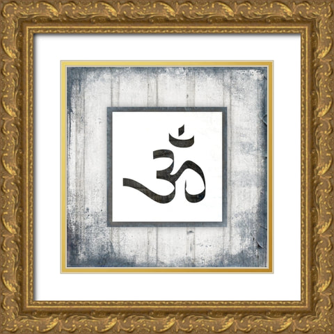 GypsyYoga V4 3 Gold Ornate Wood Framed Art Print with Double Matting by LightBoxJournal