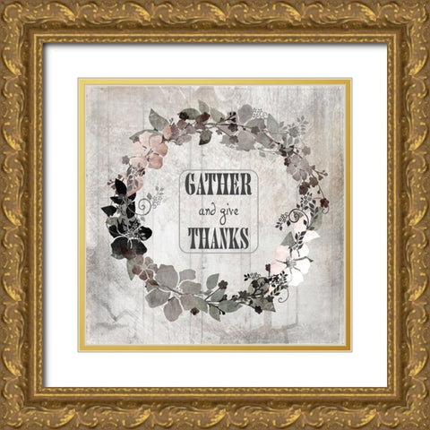 DownOnTheFarm V3 Gold Ornate Wood Framed Art Print with Double Matting by LightBoxJournal