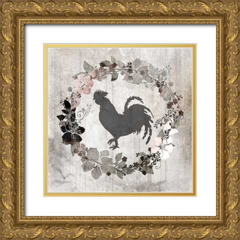 DownOnTheFarm V6 Gold Ornate Wood Framed Art Print with Double Matting by LightBoxJournal