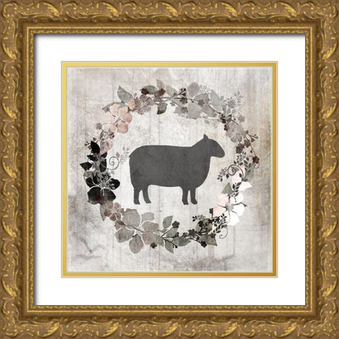 DownOnTheFarm V7 Gold Ornate Wood Framed Art Print with Double Matting by LightBoxJournal