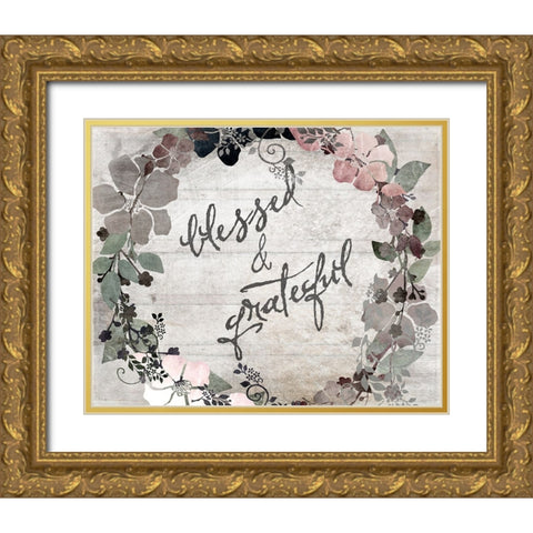 DownOnTheFarm V11 Gold Ornate Wood Framed Art Print with Double Matting by LightBoxJournal
