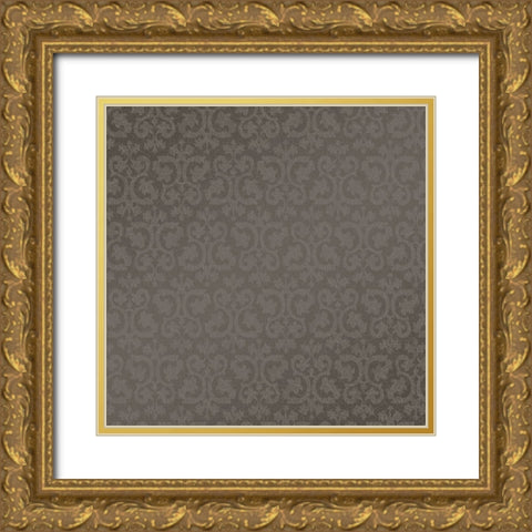 GypsyHorse CollectionSurfacePattern V1 9 Gold Ornate Wood Framed Art Print with Double Matting by LightBoxJournal