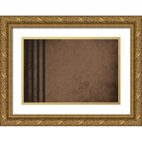 GypsyHorse CollectionSurfacePattern V1 10 Gold Ornate Wood Framed Art Print with Double Matting by LightBoxJournal