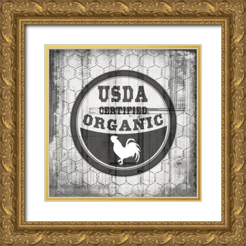 MyFarmMyWay V7 V5 Gold Ornate Wood Framed Art Print with Double Matting by LightBoxJournal