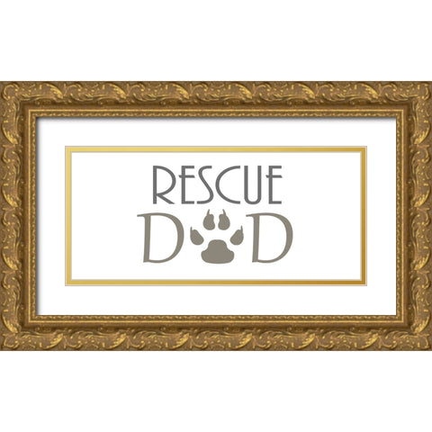 R12 Gold Ornate Wood Framed Art Print with Double Matting by LightBoxJournal