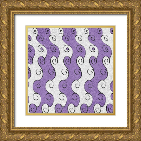 Envelope 1 Gold Ornate Wood Framed Art Print with Double Matting by LightBoxJournal