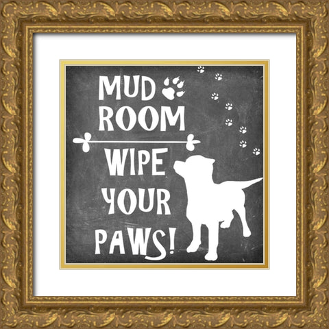Mudroom 6 Gold Ornate Wood Framed Art Print with Double Matting by LightBoxJournal