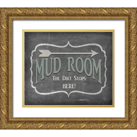 Mudroom 7_V1 Gold Ornate Wood Framed Art Print with Double Matting by LightBoxJournal